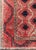 Tribal Midcentury Vintage Beluch Rug With All-Over Diamond Pattern in Red & Charcoal 3'4"x6'3" For Sale - Image 3 of 5