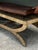 Vintage Rattan and Leather Bench For Sale - Image 9 of 18