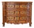 Antique French Provincial Walnut 3-Drawer Dresser With Lined Drawers For Sale