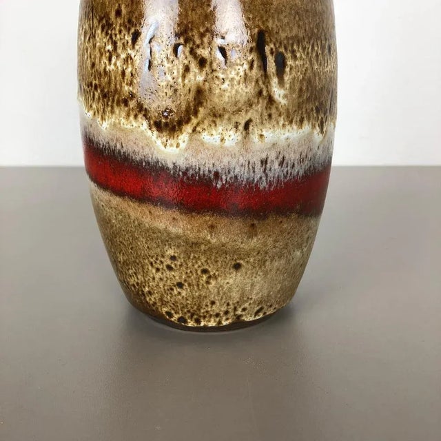 Mid-Century Modern Fat Lava Ceramic Vase by Heinz Siery for Carstens Tönnieshof, Germany, 1970s For Sale - Image 3 of 16