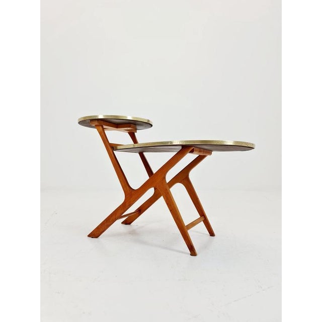 Large Mid-Century Minimalist German Plant Stand from Opal, 1950s For Sale - Image 4 of 17