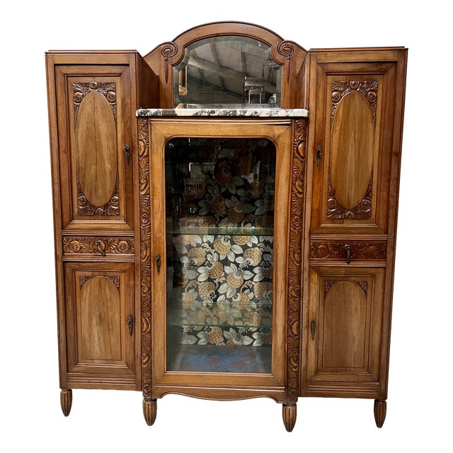 Art Deco Sideboard in Walnut, 1930s For Sale