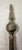 Brass Antique 18th Century Wrought Iron Turned Brass English Fireplace Shovel Tool 17 For Sale - Image 8 of 11