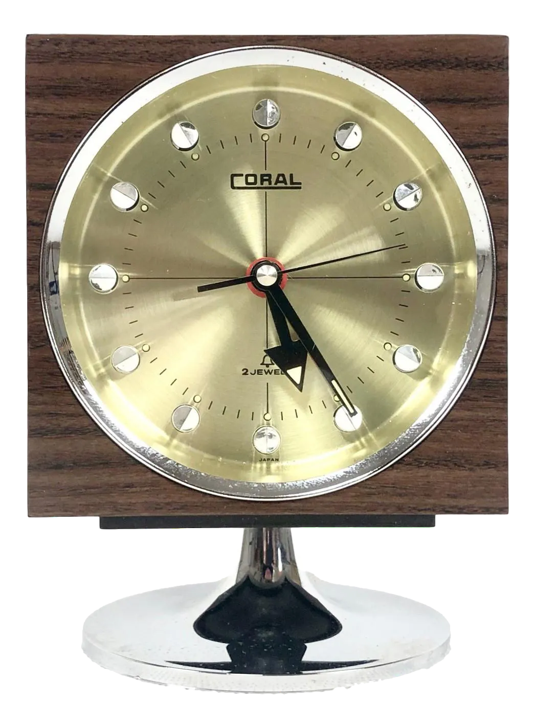 Space Age Tulip Tokyo Tokei Clock from Coral, 1960s | Chairish