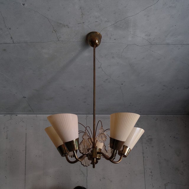 Chandelier from Idman Oy, 1960s For Sale - Image 9 of 9