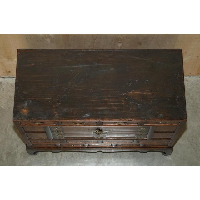 Korean Scholars Side Tables with Drawers, 1950s, Set of 2 For Sale - Image 9 of 18