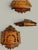 Beautiful hand-carved Victorian wall pocket featuring a horseshoe and "Good Luck" motif surrounded by deeply carved leaves...