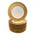 The Heinrich & Co Selb Bavaria Heavy 22K Gold Encrusted Set of 12 Dinner Plates is an exquisite antique dinnerware set...
