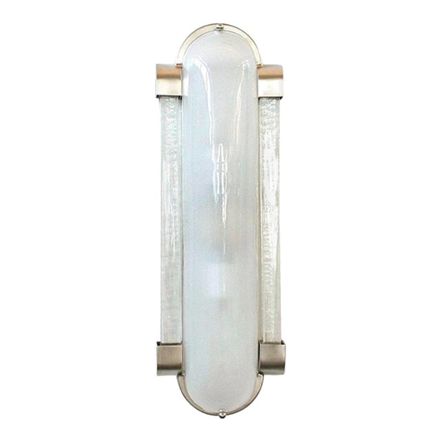 21st Century Italian Deco Corto Murano Glass Sconce by Fabio LTD For Sale