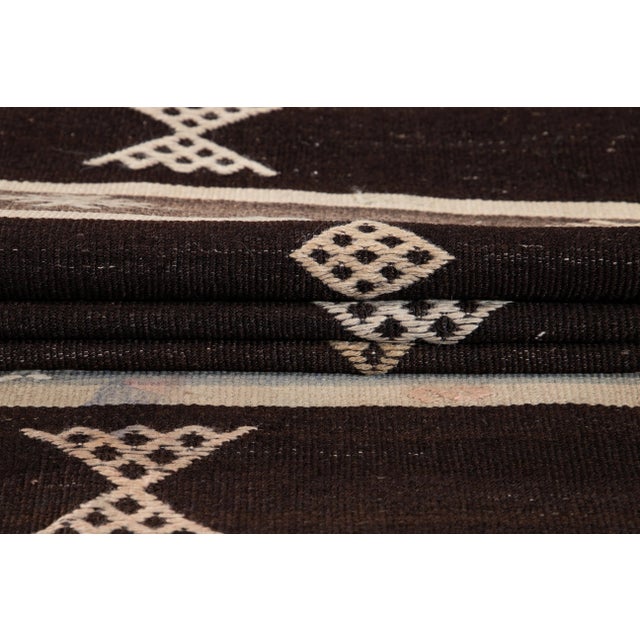 Mid-20th Century Vintage Kilim Wool Runner Rug For Sale - Image 10 of 13