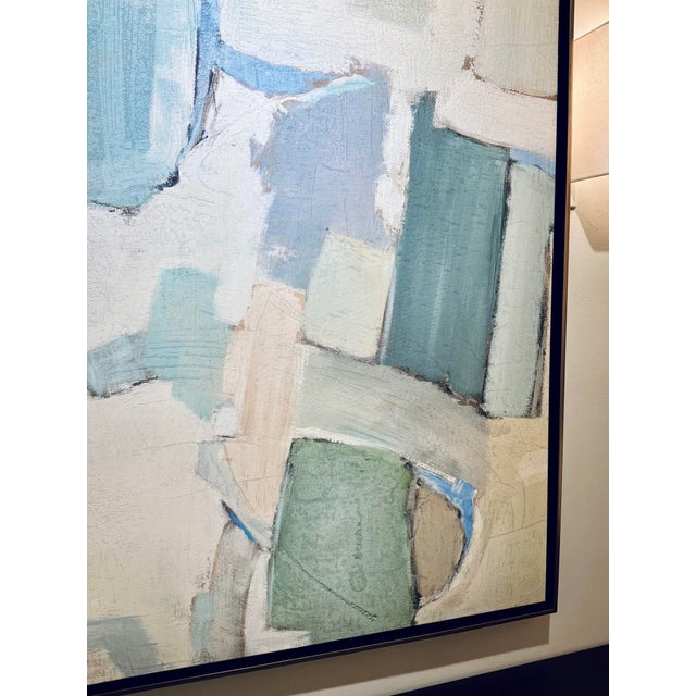 Abstract Modern Elder Giclee on Canvas Framed Print For Sale In Atlanta - Image 6 of 6