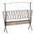 1950s Italian Brass Magazine Rack For Sale