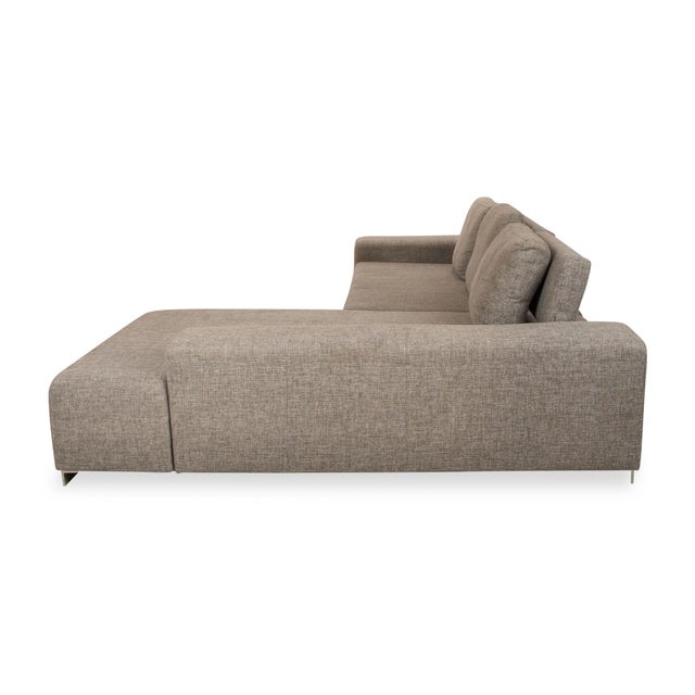 Gray Topas Fabric Corner Sofa by Ewald Schillig For Sale - Image 8 of 10