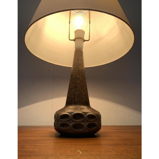 Mid-Century Danish Studio Pottery Table Lamp by Marianne Stark for Michael Andersen, 1960s For Sale - Image 12 of 18