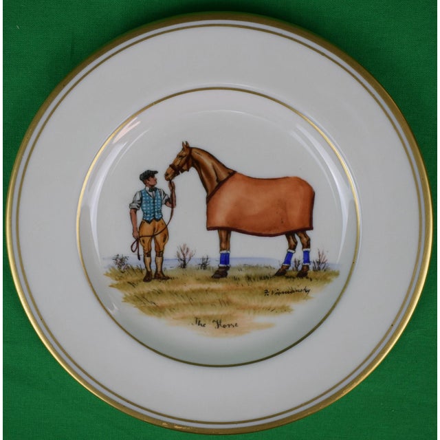Set X 11 Frank Vosmansky X Abercrombie & Fitch Porcelain Bread Plates For Sale - Image 14 of 14