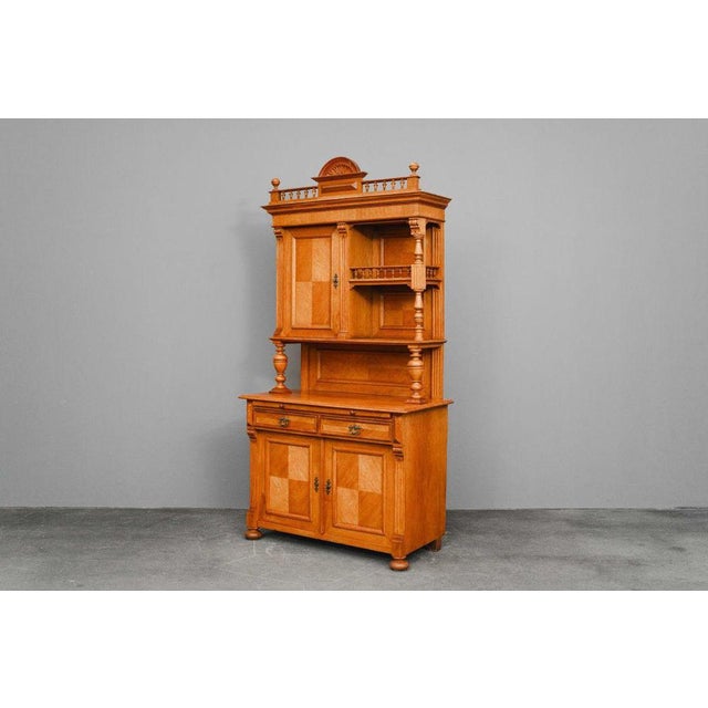 Gründerzeit Sideboard in Oak, 19th Century For Sale - Image 4 of 18