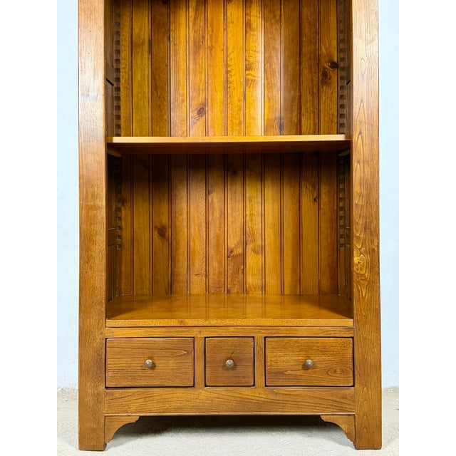 Spanish Oak Rustic Wooden Cabinet, Circa 1940s For Sale - Image 14 of 15