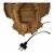 Wood Vintage Mid Century Pinwheel and Hearts Design Popsicle Stick Lamp For Sale - Image 7 of 8