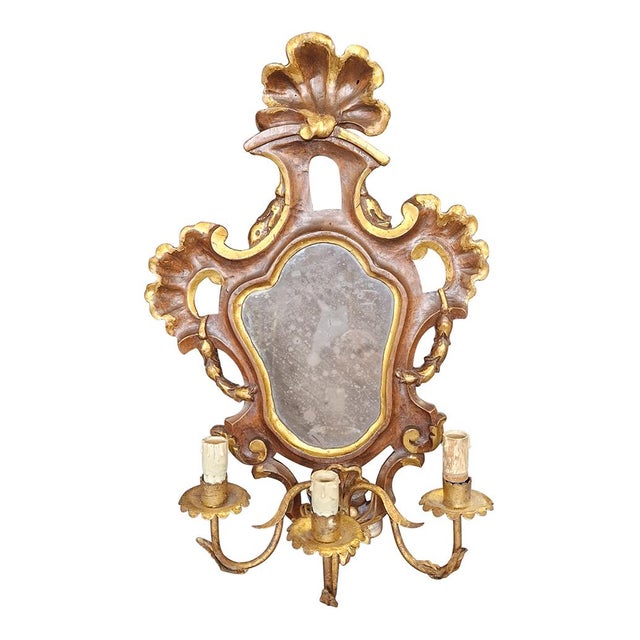 Early 20th Century Venetian Wall Lights, Set of 2 For Sale - Image 6 of 6