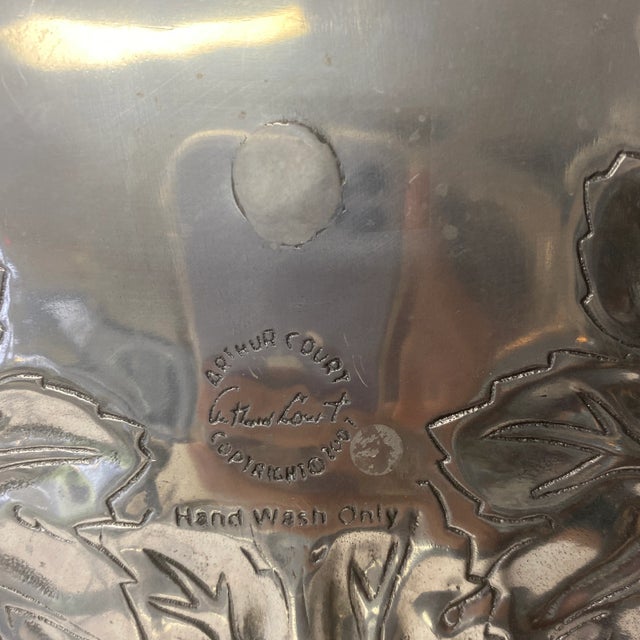 1990s Vintage Arthur Court Designs Chip & Dip Bowl For Sale - Image 5 of 7