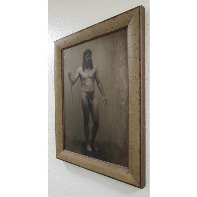 Florence Academy of Art Academic Male Figure Study Oil Painting Signed Vios For Sale - Image 11 of 14