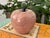 Vintage Pink Marble Apple Form Paper Weight For Sale - Image 4 of 8