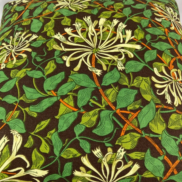 2020s Morris & Co “Honeysuckle” 20”x20” Pillows - A Pair For Sale - Image 5 of 5