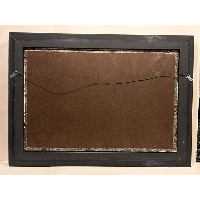 American Realist Painting Winter Crows Maine Robert E. Duncan Portland Me Artist For Sale - Image 9 of 9