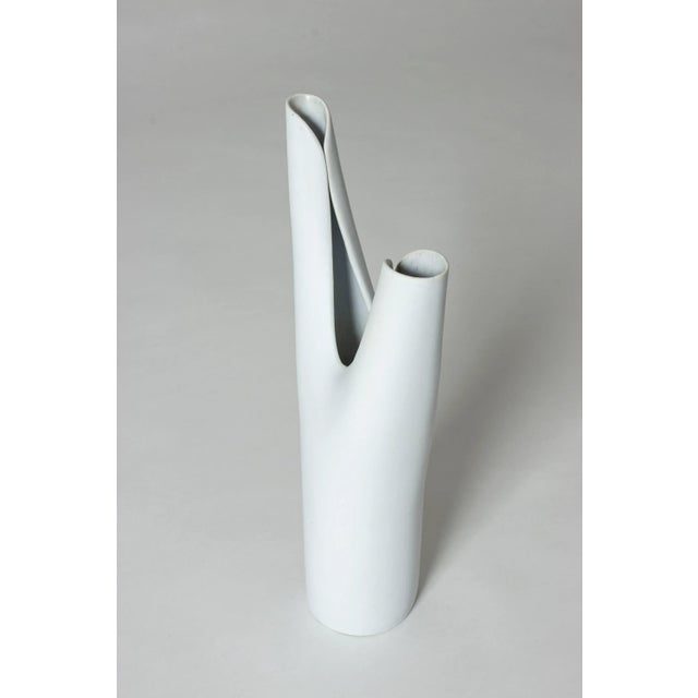 1950s Stoneware Model Veckla Vase by Stig Lindberg for Gustavsberg, 1950s For Sale - Image 5 of 9