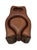 1970s Fred & Marilyn Buss Handcrafted Redwood Owl Figurine Stash Box For Sale - Image 10 of 12