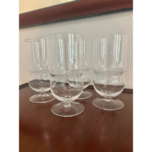 This set of 4 drinking glasses were designed by Joe Colombo in 1968 for Karakter. They are the Sferico No.4 pattern and...