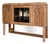 Art Deco Walnut Display Cabinet with Carved Decorations and Brass Details, 1930s For Sale