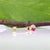 2020s Mozambique Ruby Stud Earrings, Solid 14k Gold, 3mm Round, July Birthstone, Pair For Sale - Image 5 of 7