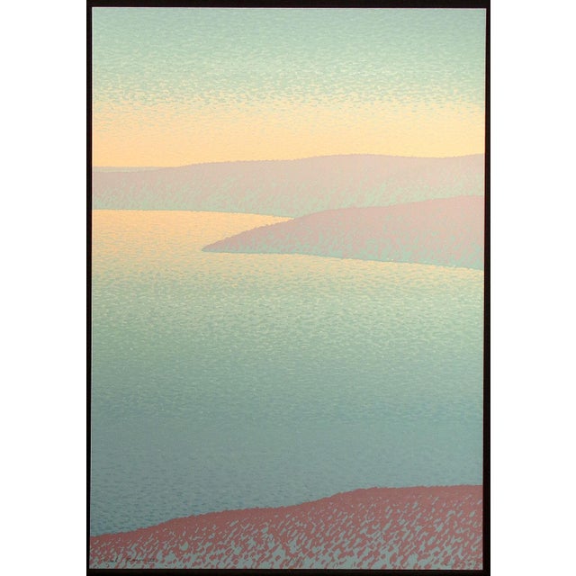"Teal Basin I, II, III" by Scott Nellis Each is hand signed, dated, titled & numbered by the artist Triptych of 3 Limited...
