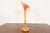 Gold Lundberg Studios Jack in the Pulpit Large Flower Form Iridescent Art Glass Vase For Sale - Image 8 of 13
