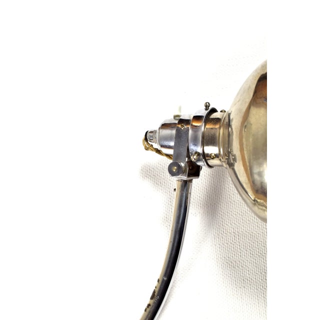 Large Austrian Art Deco Scissor Lamp from Pragan, 1930s For Sale - Image 3 of 6