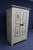 Late 20th Century Primitive Painted Pine Linen Press With Floral Decoration For Sale - Image 5 of 16