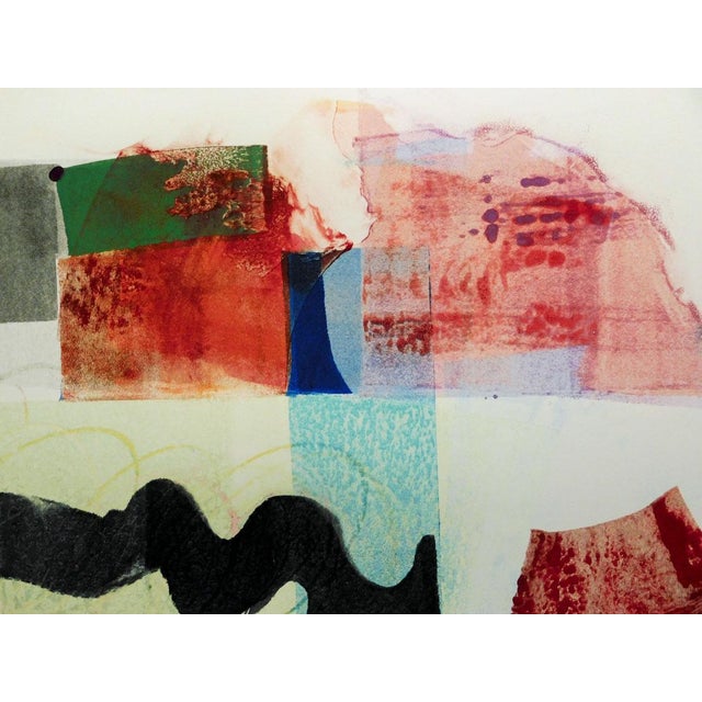 1990s Mark Dickson Untitled Mono Type #1454 Original Art on Paper Hand Signed For Sale - Image 5 of 6