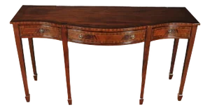 Three Drawer Mahogany Sideboard