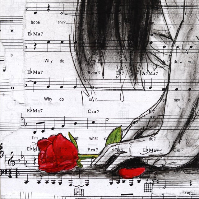 Until Love Is Through - Original Figurative Mixed Media Surrealist Art by Robert Lebsack For Sale In Los Angeles - Image 6 of 9