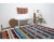 Colorful Striped Vintage Kilim Rug For Sale In Los Angeles - Image 6 of 7