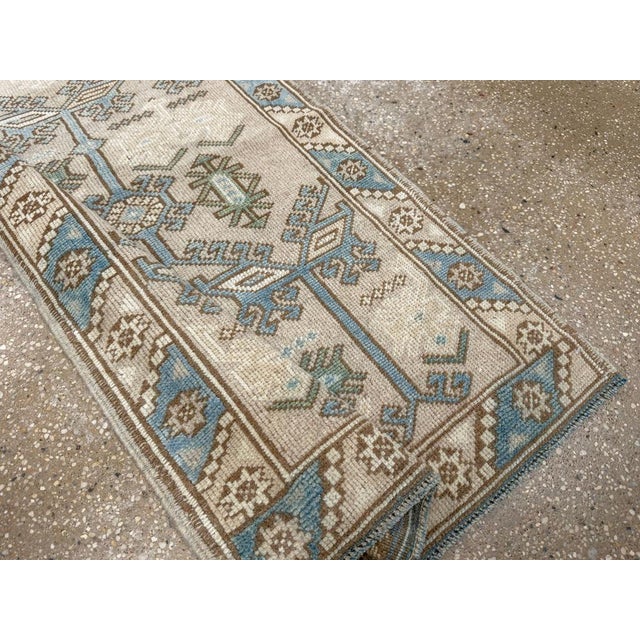 Galerie Shabab Collection Mid-20th Century Turkish Anatolian Runner For Sale - Image 9 of 10