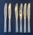 1940s-50s Mid-Century Modern Pan Am Tray Setup’ Stainless Knives- Set of 6 PAN AM – Rare 1940s-50s Tray setup Stainless &...