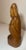 Brown Antique Hand Carved Wood Nude Indonesian Pregnant Lady Woman Folk Art Sculpture For Sale - Image 8 of 12