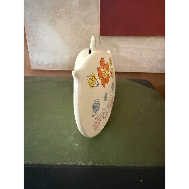 Vintage Ceramic Kitty Cat Piggy Bank Wales Japan Mid Century Nursery Decor For Sale - Image 9 of 9