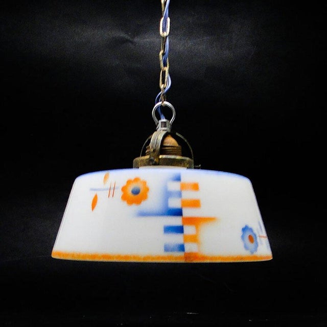 Art Deco Pendant Lamp, Poland, 1950s For Sale - Image 3 of 6