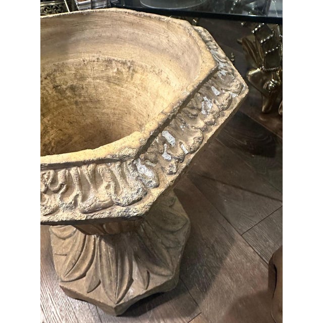 Antique Buff Terracotta English Urns, 1880, Set of 2 For Sale - Image 14 of 18