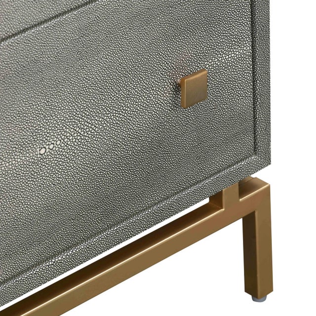 Pesce Shagreen 6 Drawer Dresser For Sale - Image 9 of 12