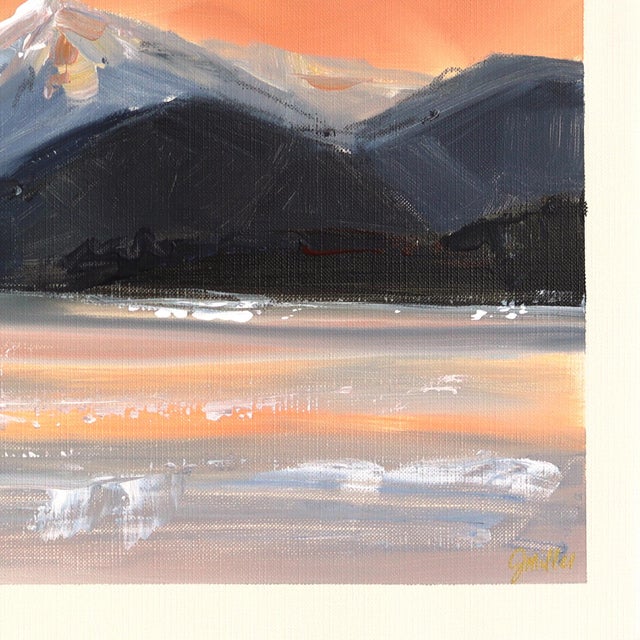 Landscape Study 260 - Vibrant Color Drenched Sunset Original Artwork by Jodi Miller For Sale In Los Angeles - Image 6 of 7