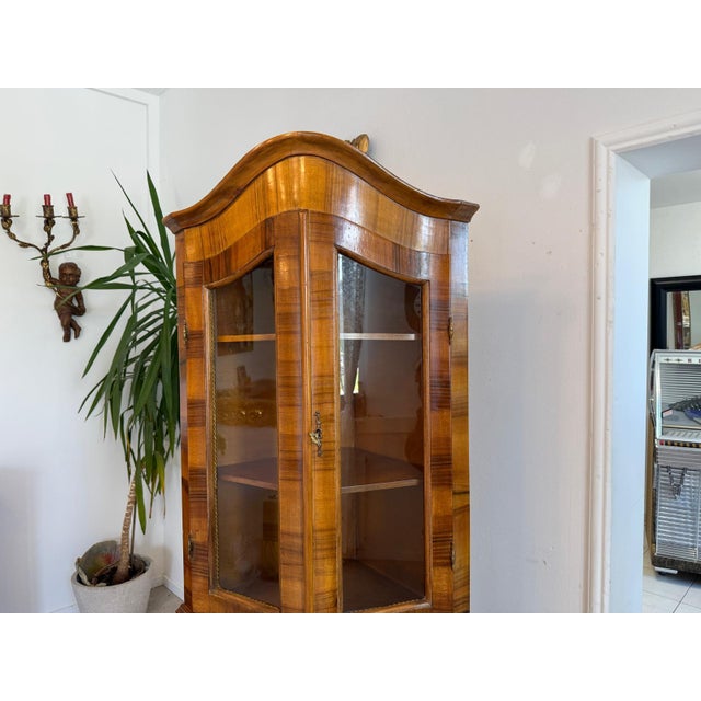Baroque Corner Display Cabinet, 1980s For Sale - Image 9 of 14